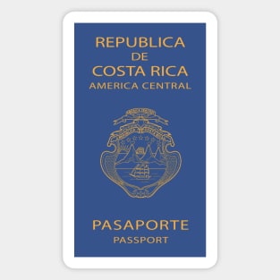 Costa Rica passport Magnet